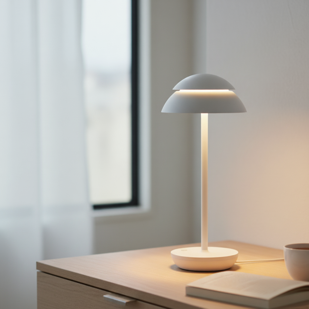 Lampe de Chevet Champignon Métal