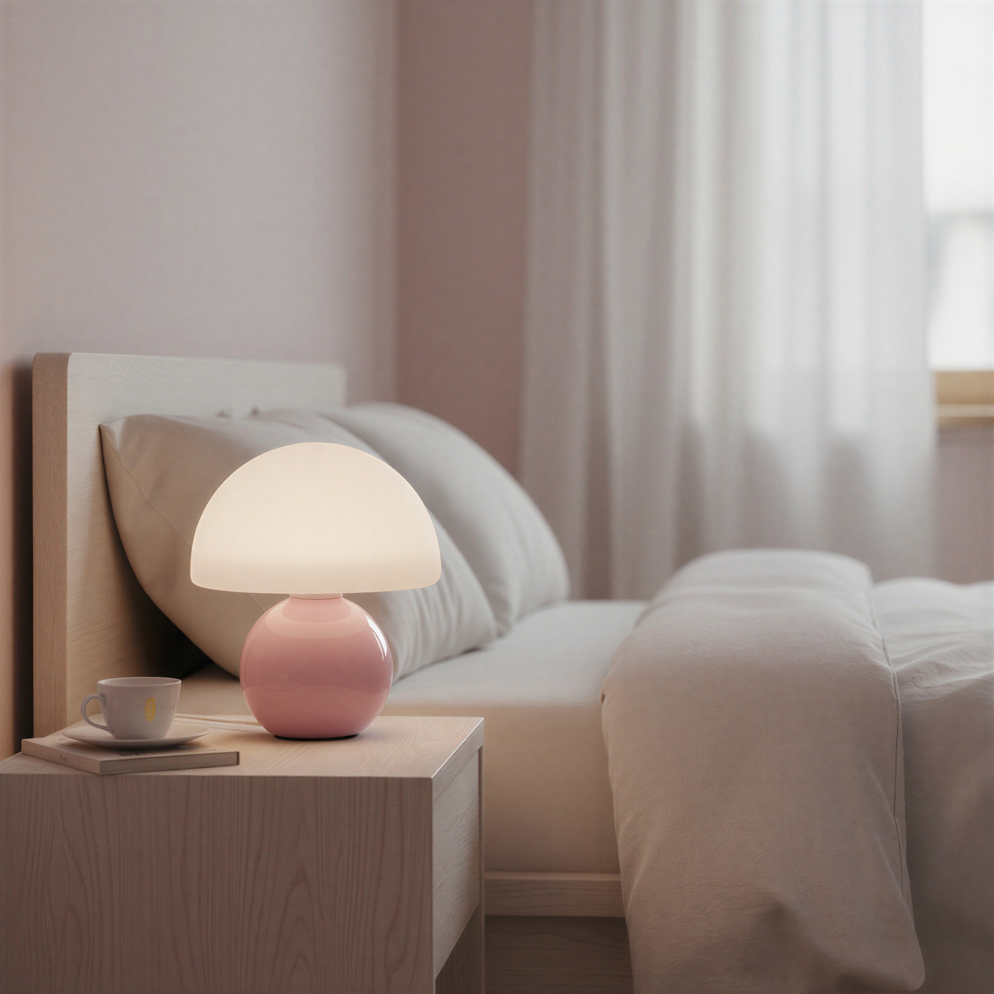 Lampe de Chevet Champignon Fer