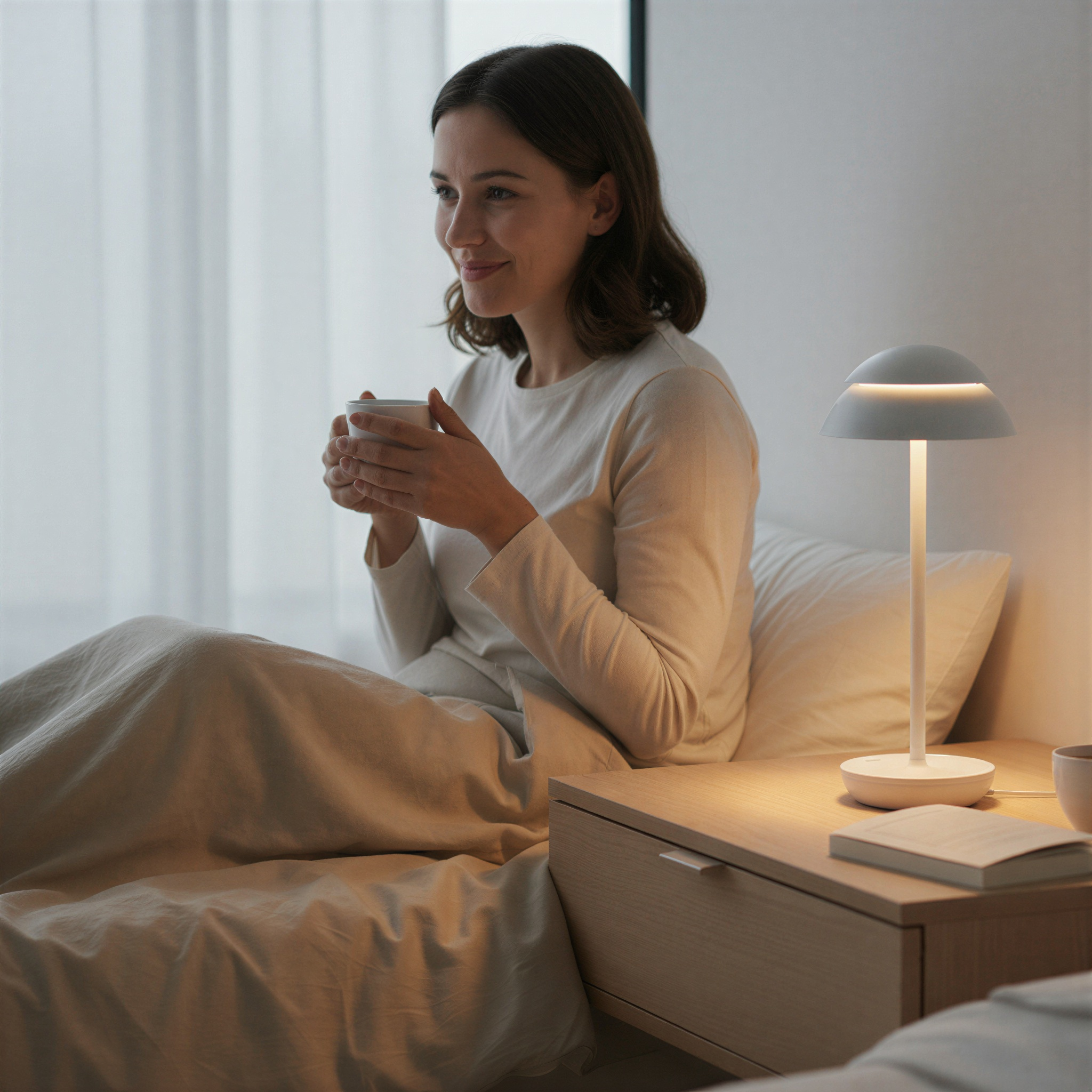 Lampe de Chevet Champignon Métal