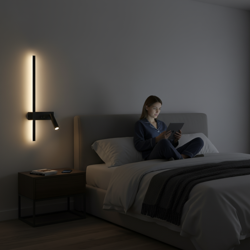 Applique murale LED à double éclairage monochrome