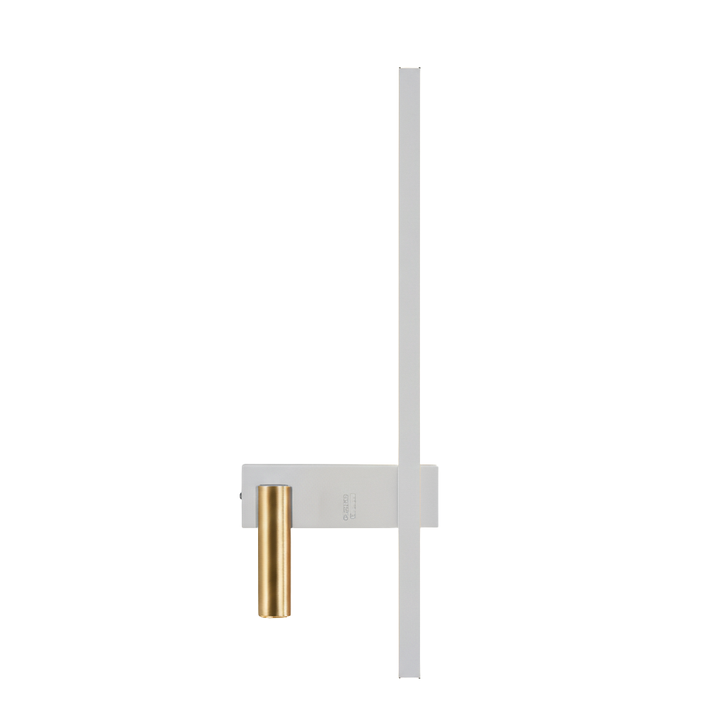 Applique murale LED à double éclairage (Blanc et Or)