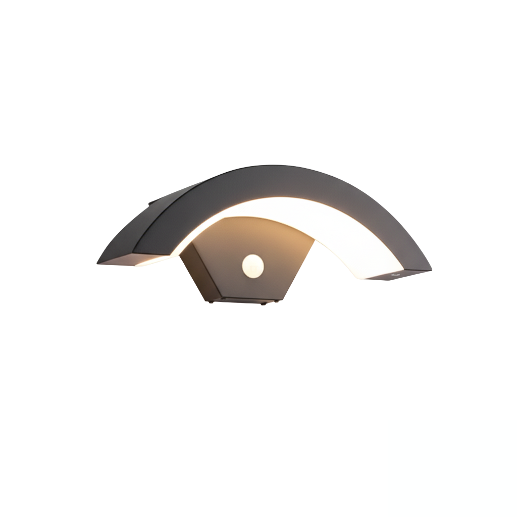 Applique Extérieure Demi-Lune LED Détecteur