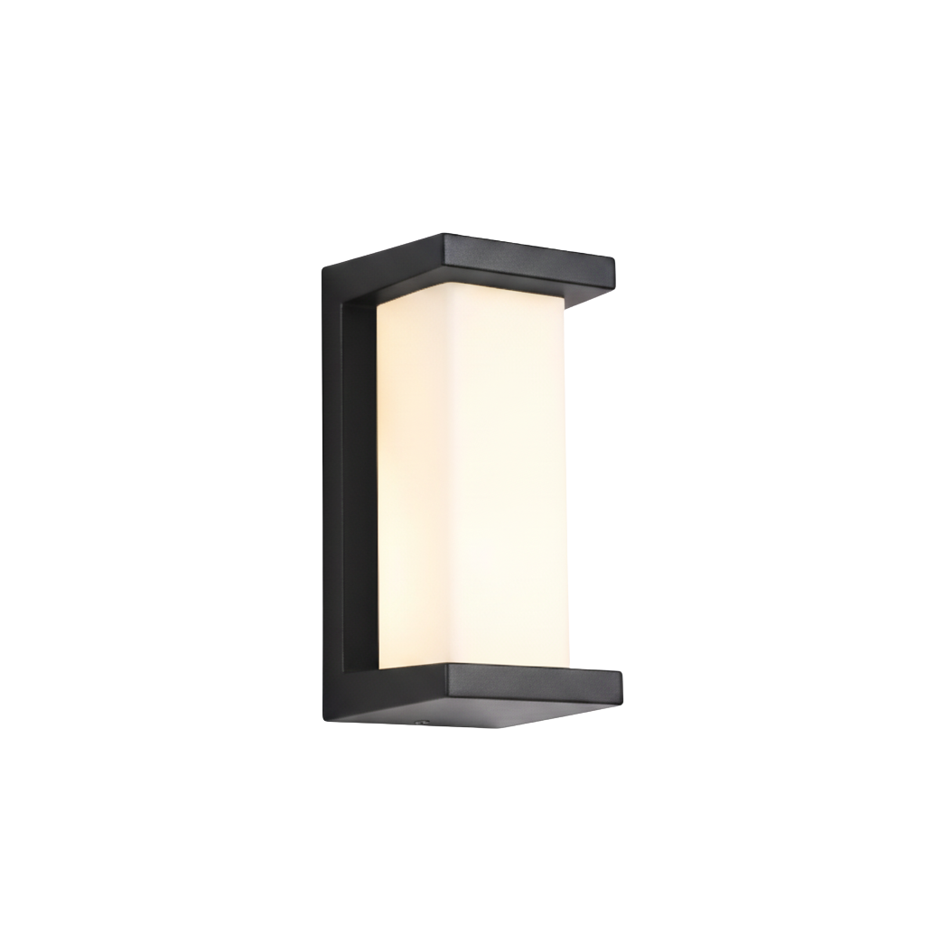Applique Murale Extérieure Rectangulaire LED Noir