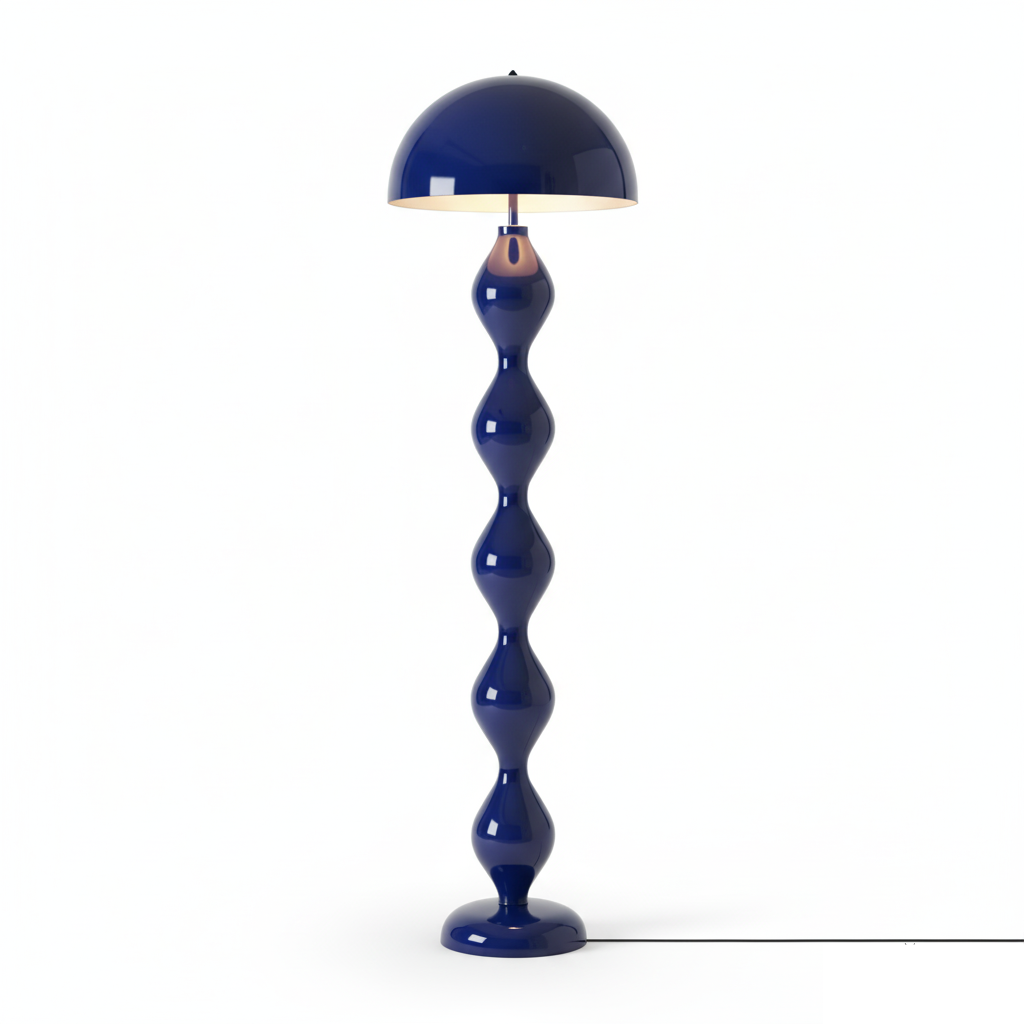 Lampadaire Boules Empilées en Fer Laqué LED