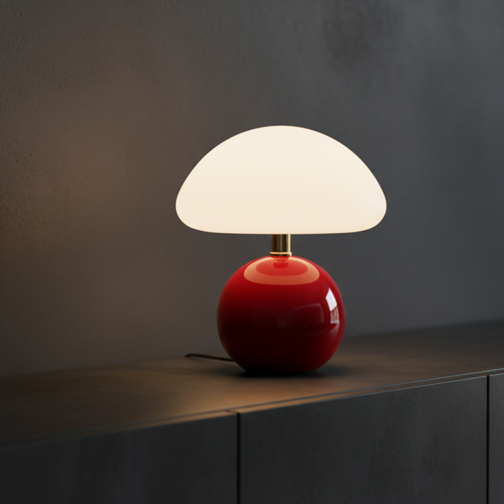 Lampe de Chevet Champignon Fer