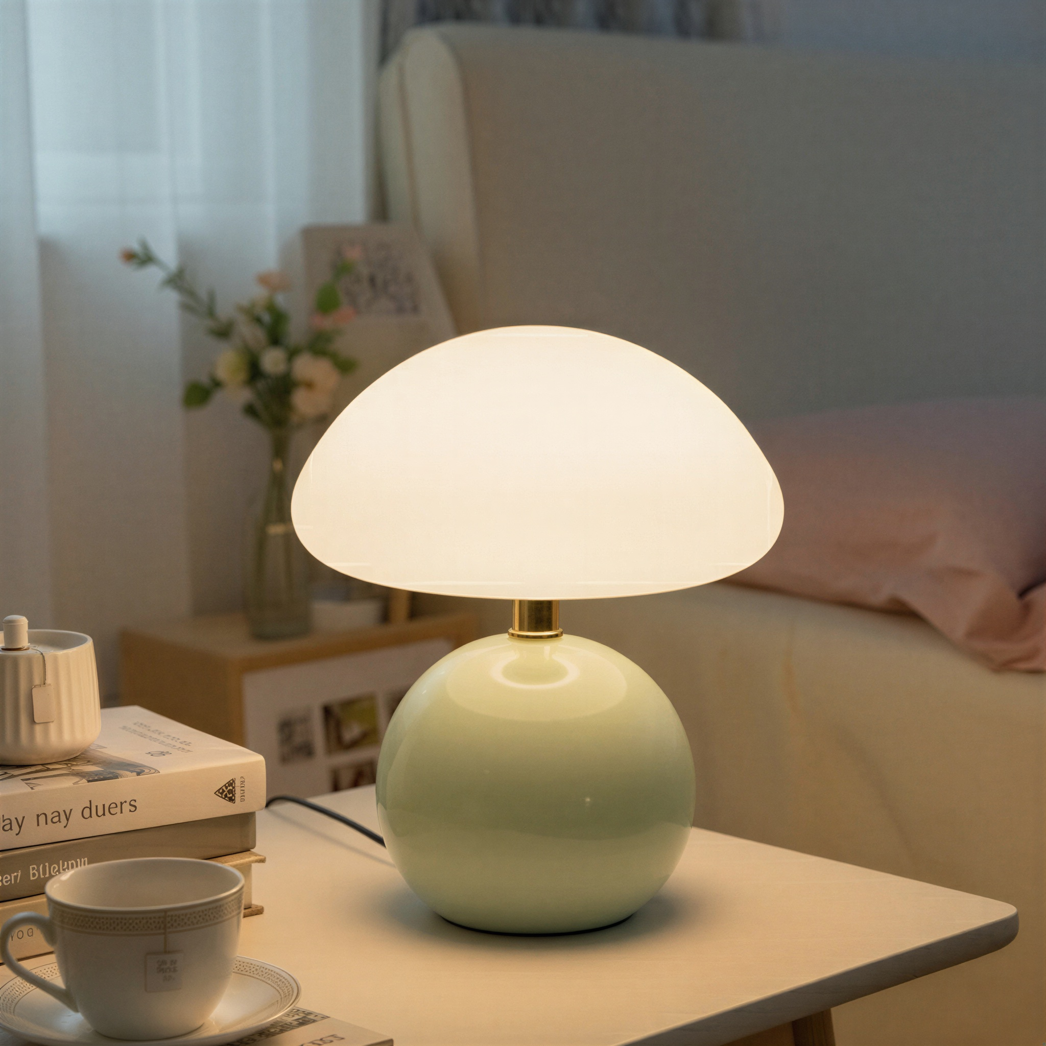 Lampe de Chevet Champignon Fer