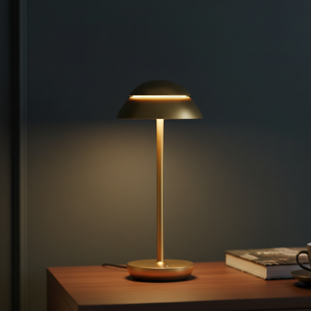 Lampe de Chevet Champignon Métal